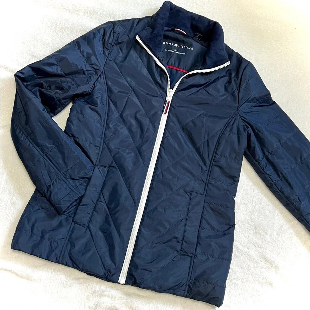 Tommy Hilfiger 3-in-1 Quilted Bomber Jacket - Small